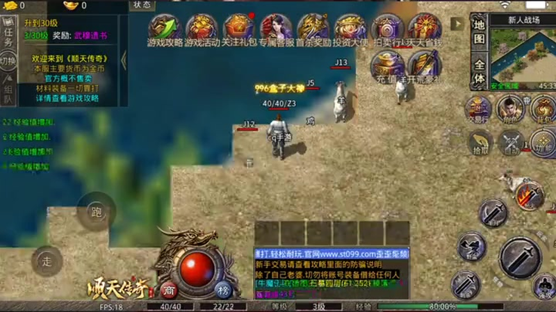 仿盛大传奇网站